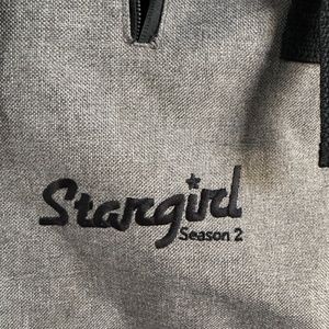 Stargirl Season 2 black and gray backpack with laptop pocket